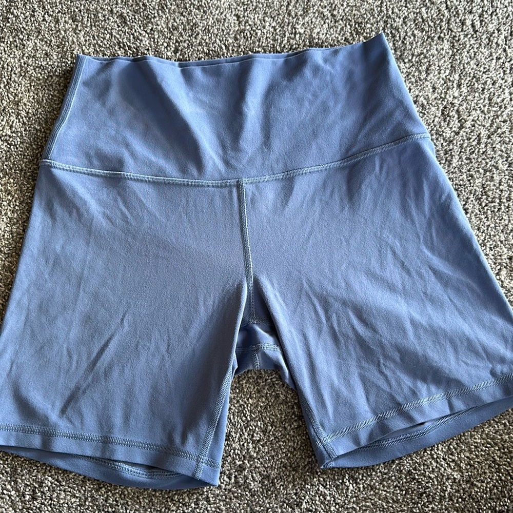 lululemon athletica Blue Bike Shorts